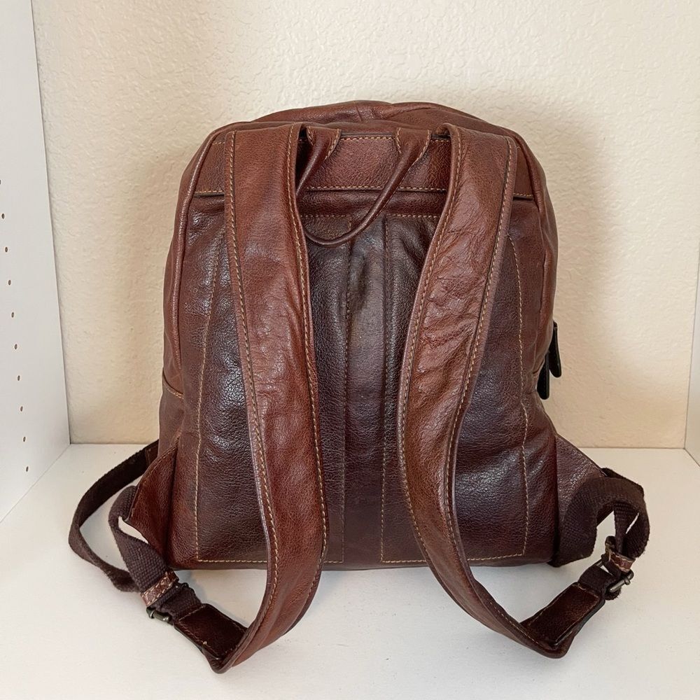 Frye Dylan Rustic Leather Extra Large Backpack In… - image 5